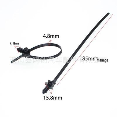 GM M6 Клипса для жгута проводов: Надежная стяжка для фиксации с пряжкой.