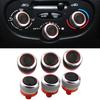 3 Pack Air Conditioning Control Knobs Button For 206 207 Enhancing Driving Experience Efficient Temperature Management