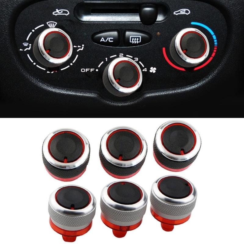 3 Pack Air Conditioning Control Knobs Button For 206 207 Enhancing Driving Experience Efficient Temperature Management