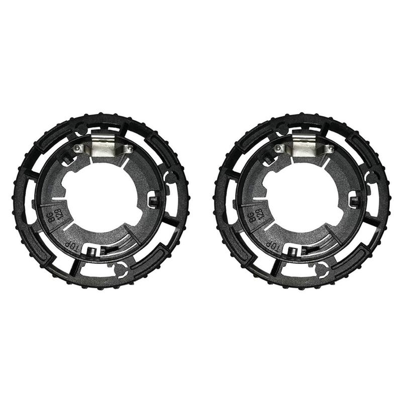 A86Q-2 Pcs Lamp Buckle Base Xenon Lamp Base Clamp Ring D2S 1300290120 for Mercedes-Benz BMW Mondeo Golf Peugeot Citroen