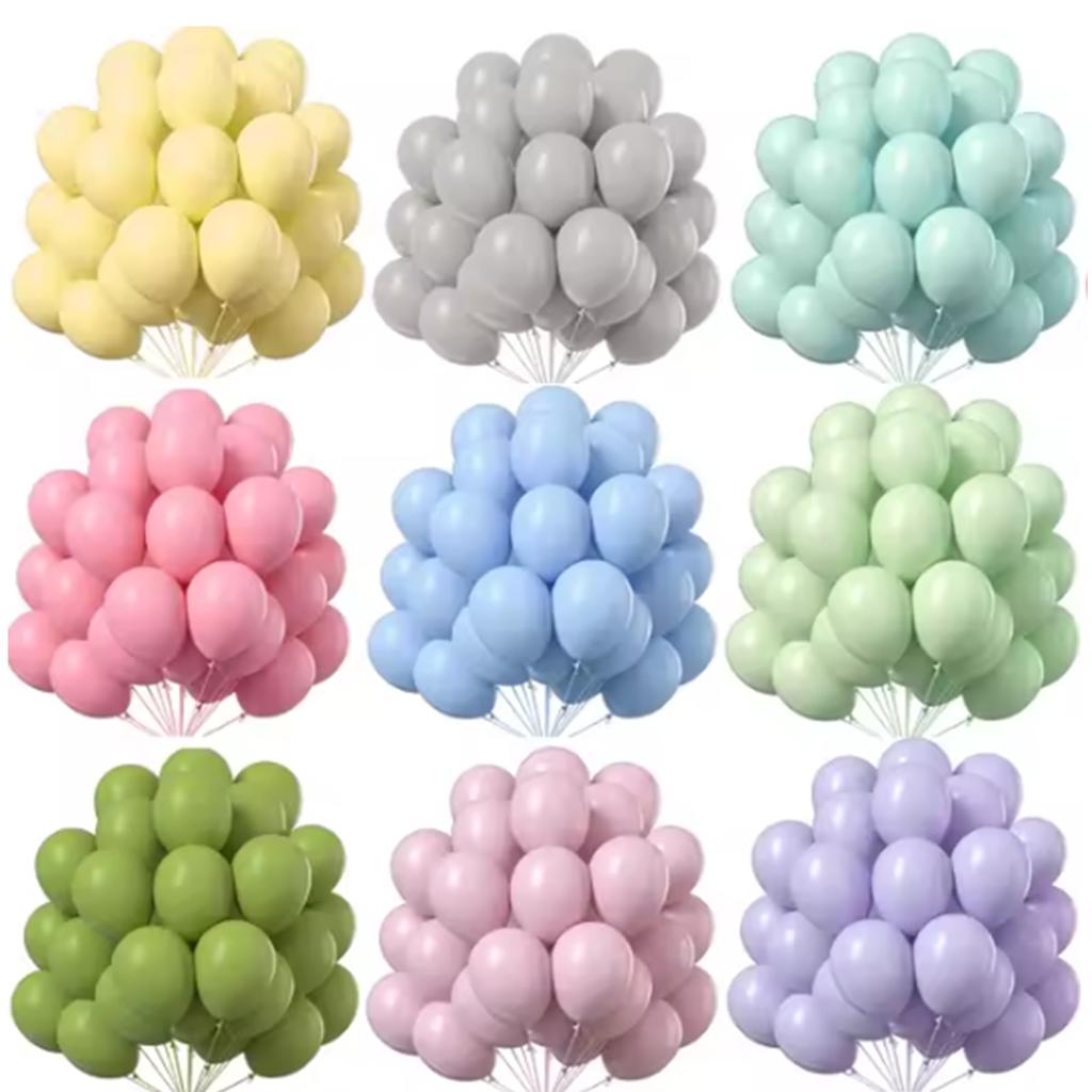 10/20/30/50pcs multicolored balloon sets, suitable for weddings, birthdays, themed parties, bridal showers,graduation ceremonies