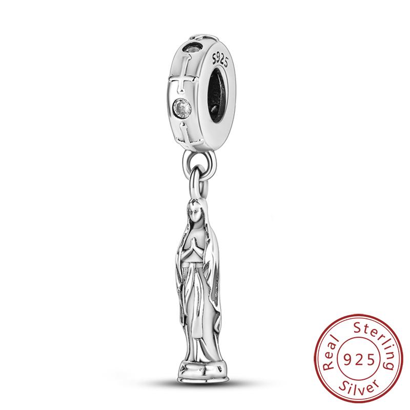 Медные Шармы Бусины Глаз Дьявола Крест Ангел Шармы Подходят для Оригинальных Браслетов-Шармов Подвески Изысканное Изготовление Ювелирных Изделий Своими Руками Для Женщин