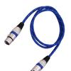 XLR Male To Female Plug Balance 3pin Microphone MIC Audio Cable 1meter