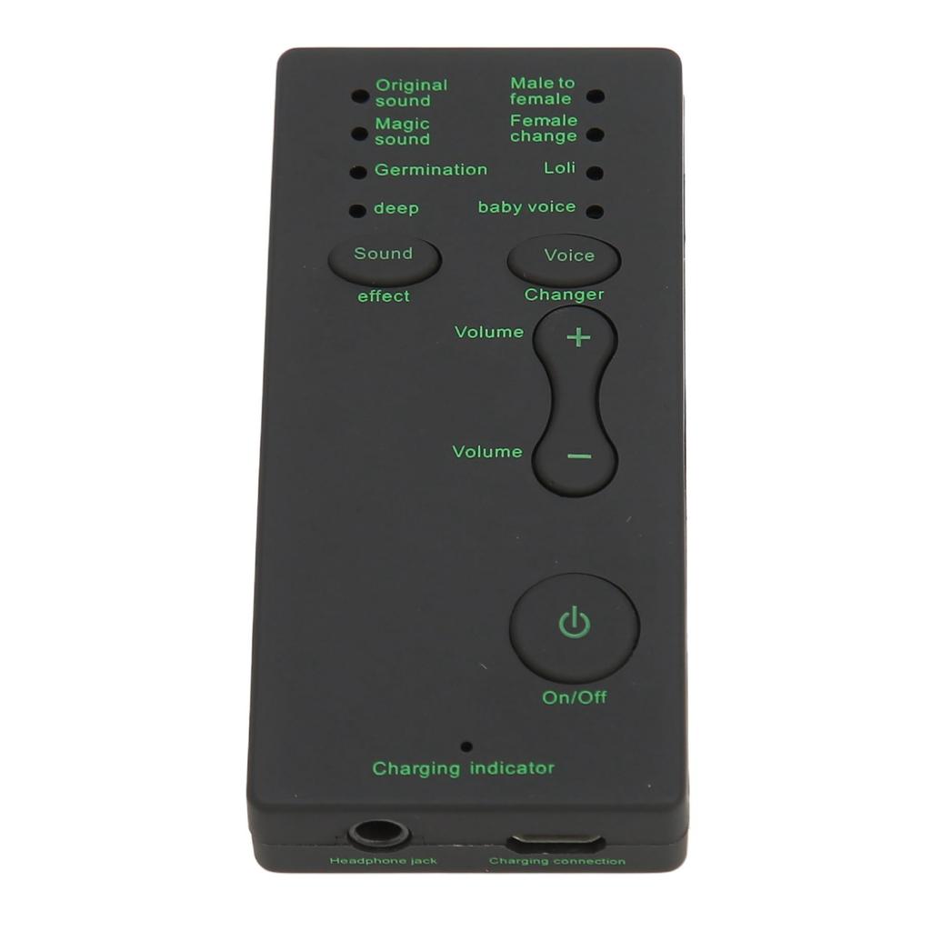 Voice Changer Портативная ручная звуковая карта с 7 режимами Voice Changer для игровой консоли ПК телефона ноутбука