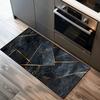 1 шт., напольный коврик с мраморным узором, современный кухонный полиэстеровый ковер, нескользящий, цветной, для дома, ванной комнаты, спальни, гостиной, декора