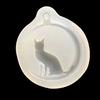 Moon Cat Pendant Mold Jewellry Making Resin Mould Epoxy Casting Craft Kit