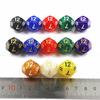 DND D12 Dice 10 Pieces 12 Sided Dice Polyhedral Dice Set Marble Game Dice for RPG D&D Accessories Table Board Role Playing Game Dice