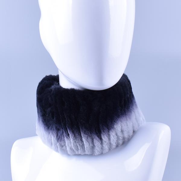 Raglaido Ring Scarves Woman Real Fur Neck Warmer Winter Rabbit Warm Soft Women's Scarves Luxury Brand Fur Collar Scarf