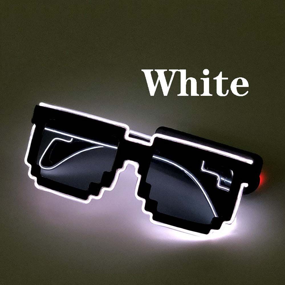 Bar Supplies Glowing Led Light Up Glasses LED Luminous Glasses Glowing Sunglasses Mosaic Glasses