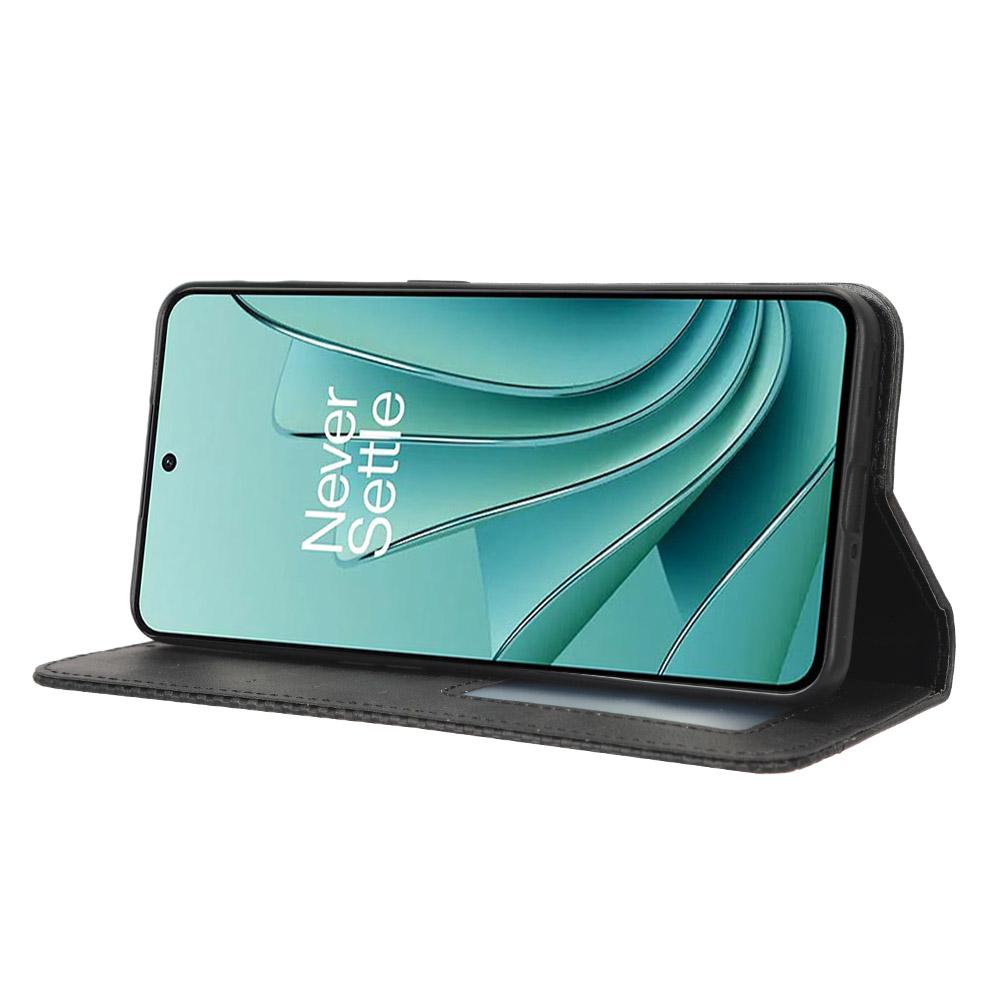 For OnePlus Nord 3 5G/Ace 2V Retro Phone Case PU Leather+TPU Phone Cover with Wallet Stand