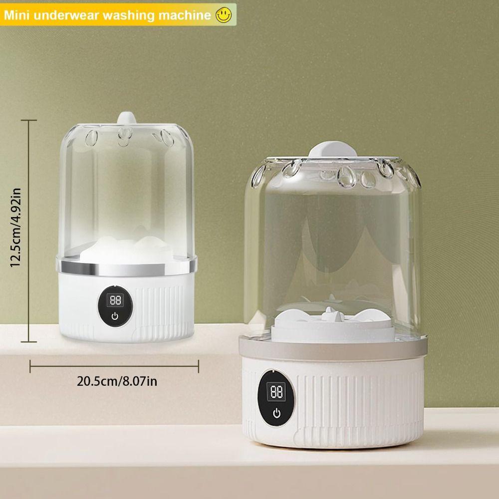 Cordless Portable Washing Machine Rechargeable Mini Washer Underwear and Socks Washer Dormitory