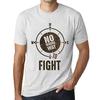 Мужская винтажная футболка с графическим принтом No Wrong Way Fight Vintage White