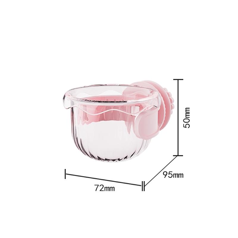 Bird Feeding Cup Parrot Feeding Bowl Clear Pet Hanging Cage Bowl Splash-Proof Waterer Feeding Food Drinking Feeder