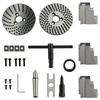 Dividing Head 4 Inch Indexing Head Milling 100MM Semi-Universal Dividing Head 4 Inch 3 jaw Chuck Dividing Head Set with Index Plates and Tailstock for