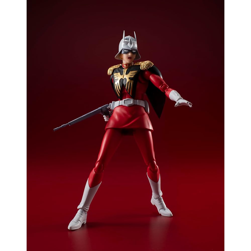 НАРОДЫ ТАМАШИИ SH. Figuarts Мобильный доспех Гандам Чар Азнабль 155 мм ПВХ АБС Окрашенная фигурка