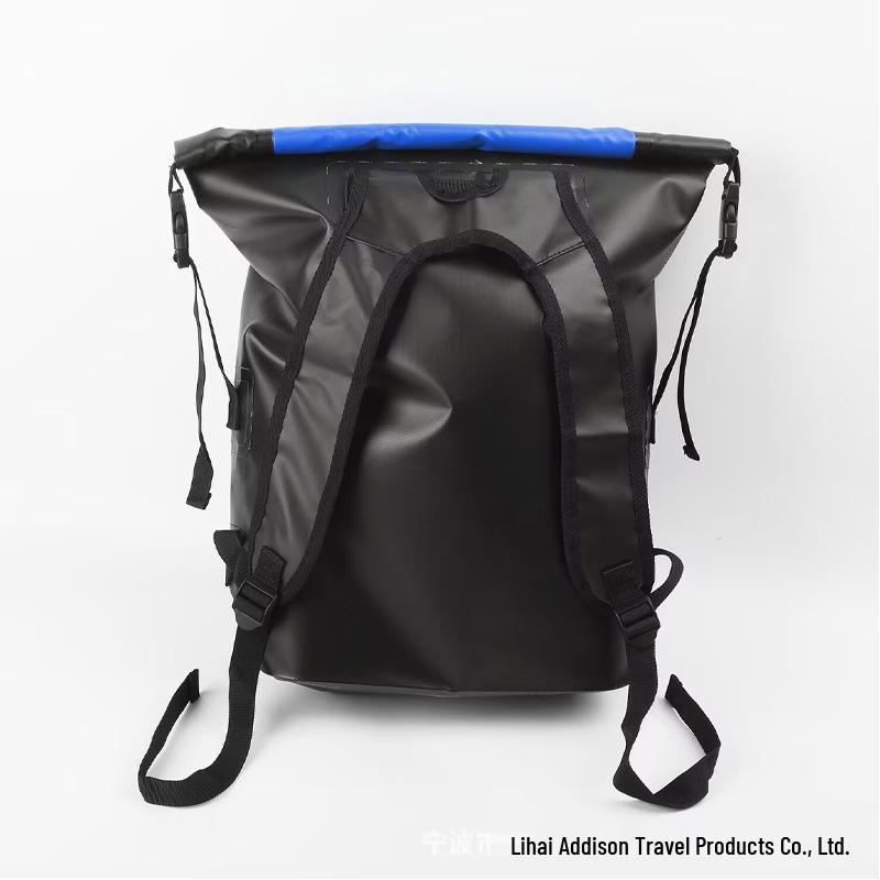 25L Outdoor Waterproof Wear-Resistant PVC Backpack for Rafting and Swimming