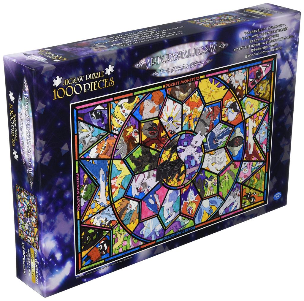 Ensky Legendary Art Crystal Jigsaw Puzzle 50 x 75 cm 1000 Pieces ART CRYSTAL JIGSAW 6 and Pokémon Pokémon 1000-AC011 (Возраст до)