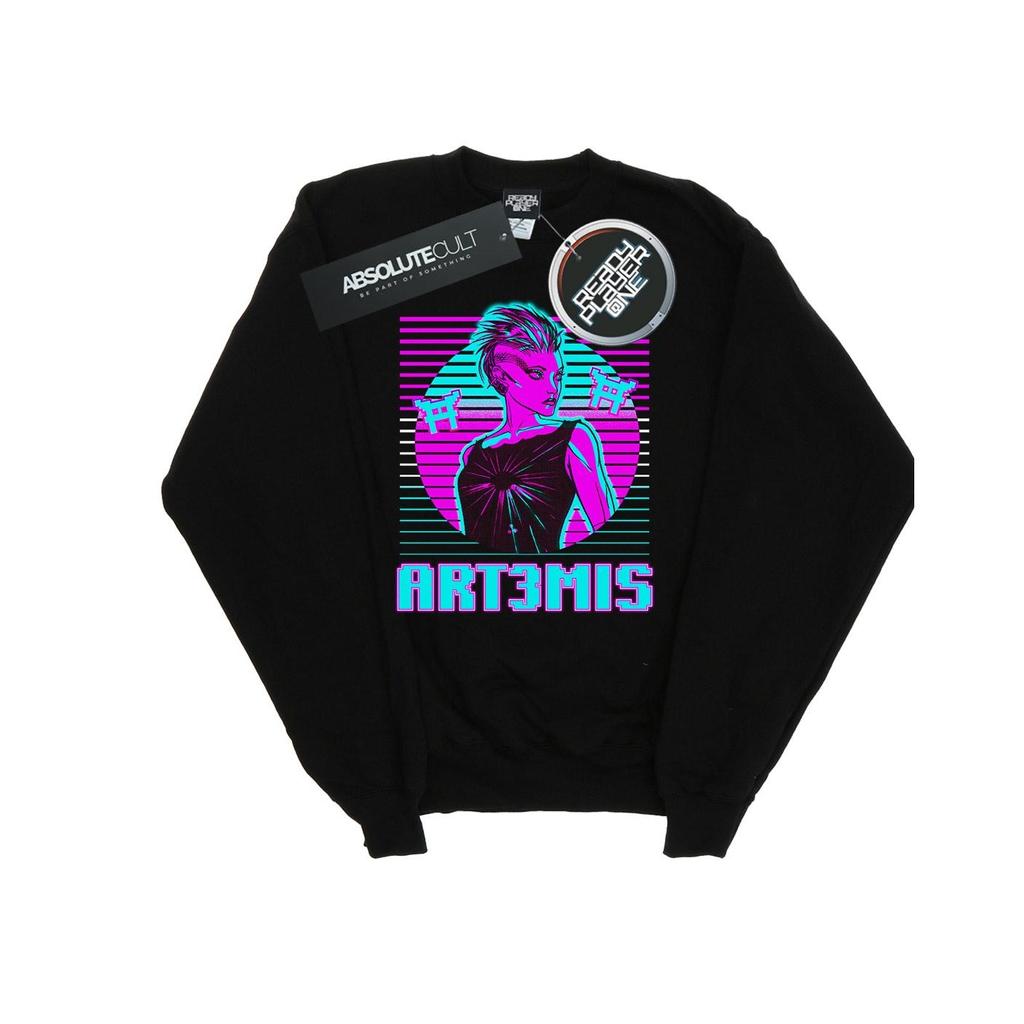 Ready Player One Mens Neon Art3mis Sweatshirt