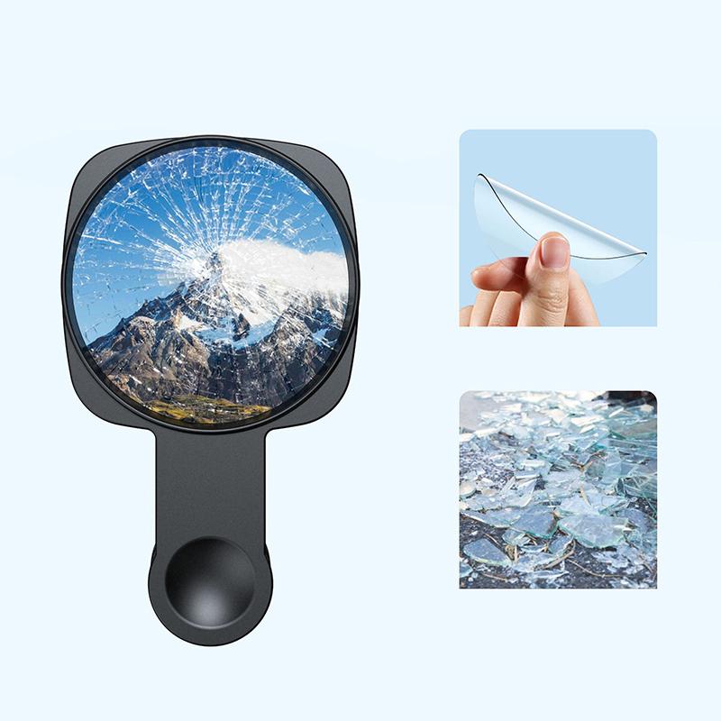 Комплект зеркального крепления для камеры смартфона, портативное зеркало для камеры мобильного телефона с сумкой для хранения, зеркало для селфи на задней панели телефона