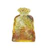 Citrine Money Bag Ingot Coin Lucky Rich Feng Shui Ornament Office Living Room Table Decoration Glass  Crafts Gift