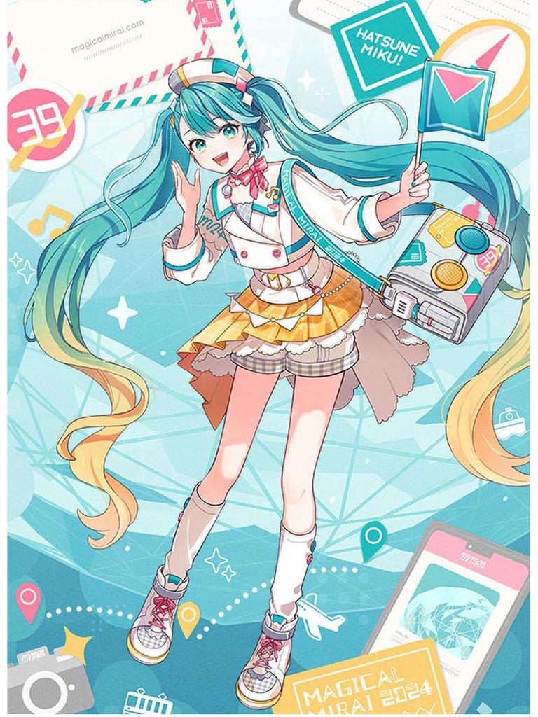 Комплект женского аниме-косплей костюма Magical Mirai 2024