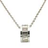 Used TIFFANY&Co. Necklace Atlas Open Circle Silver925 2.7g Silver Accessories