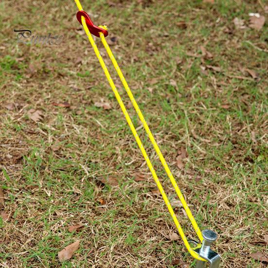 Ветрозащитная веревка для наружного применения Сверхлегкий шнур для палатки с регулятором натяжения Износостойкая суперпрочная на растяжение Светоотражающая веревка для кемпинга