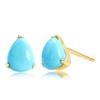 Lala Christie Turquoise Earrings In 18K Gold Women's (le56-0031-yg)