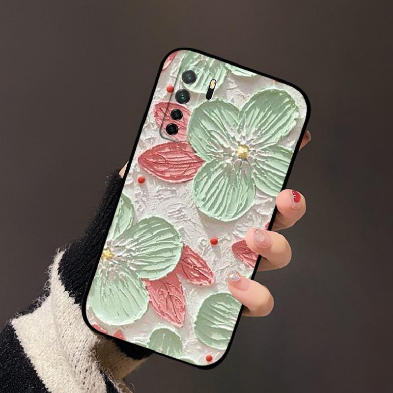 Чехол для Huawei P40 Lite 5G Nova 7 SE Милый Мультяшный Чехол Ударопрочный Мягкий Силиконовый Корпус Телефона Funda Для Honor 30S Russian Edition