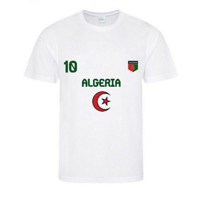 Ensemble de foot maillot et short Algérie enfant blanc - - Blanc