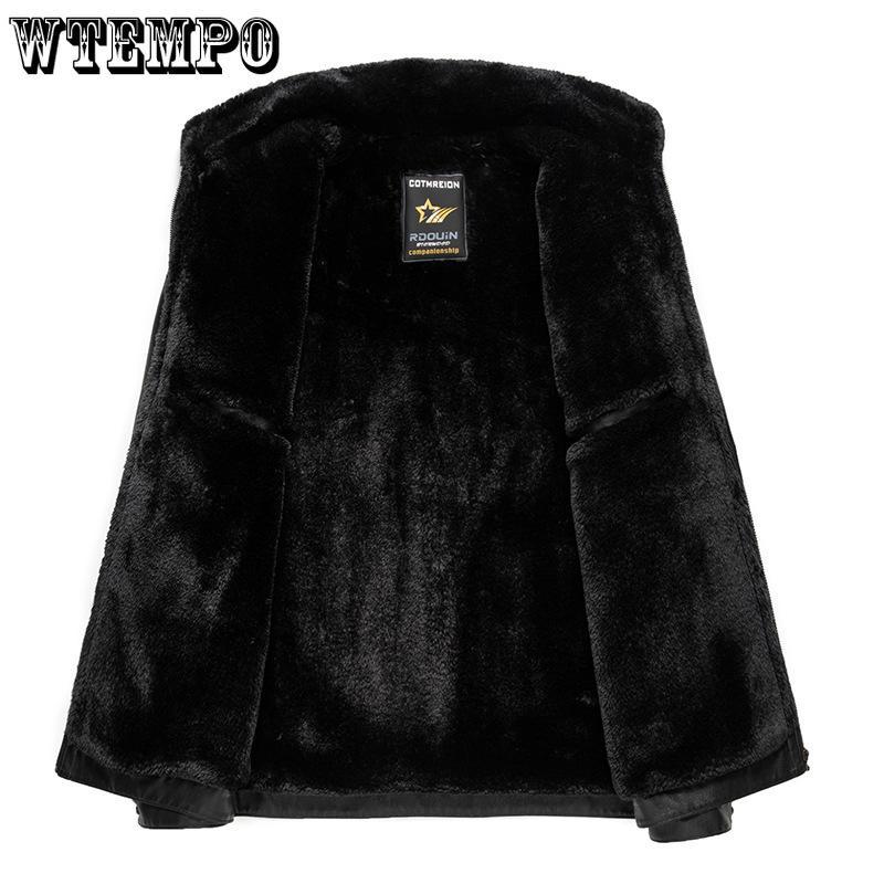 Зимняя мужская куртка из натуральной кожи Fur As One, мужская утепленная кожаная куртка с лацканами, повседневная куртка для папы