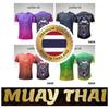 Muay Thai T-Shirt Kick Boxing 3D Print Vintage Training UV Protect Quick Dry Men Women Unisex Short Sleeve Round Neck MMA Mix Martial Art