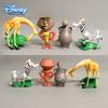 Disney Набор фигурок животных из мультфильма «Мадагаскар» - 4 шт. Лев, Зебра, Жираф, Бегемот, ПВХ-модели, Горячий мультяшный подарок для детей