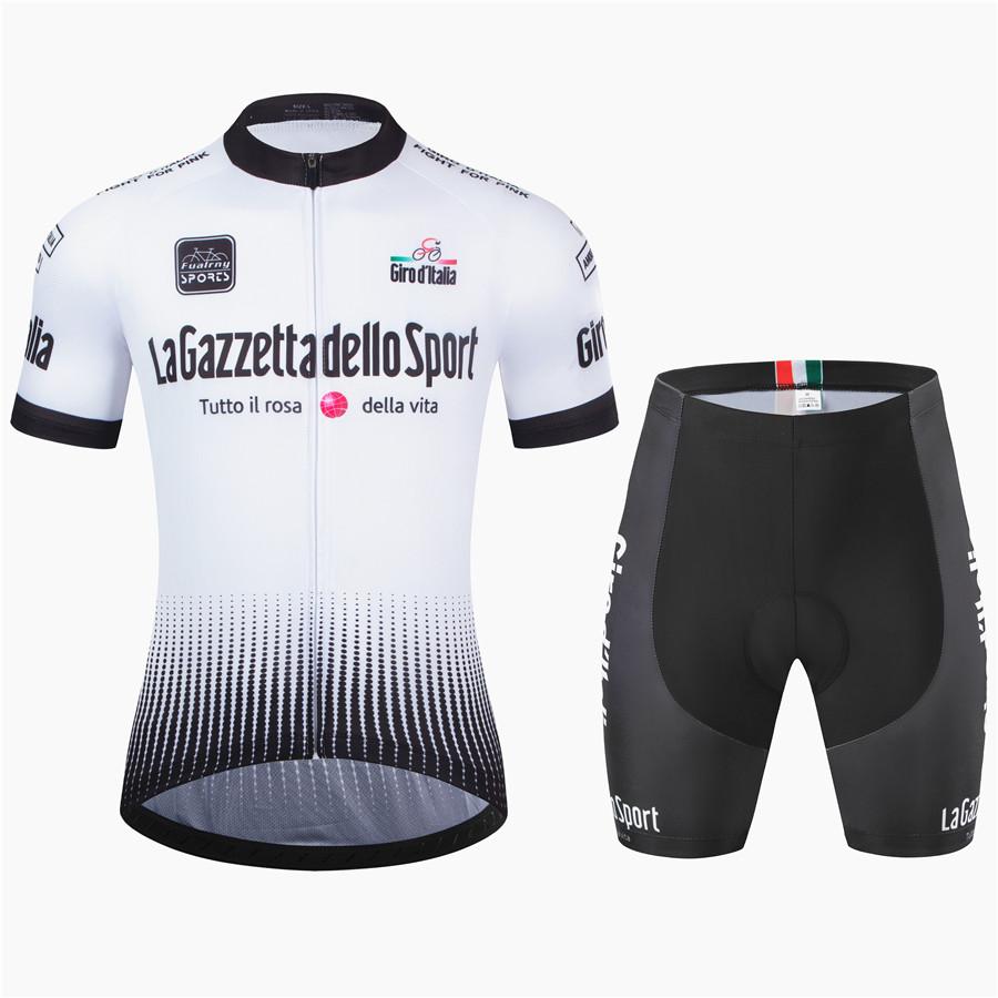 2026 Летний Дышащий Велосипедный Костюм Комплект Giro d'Italia Велосипедная Одежда R Шоссейный Велосипед Короткий Рукав Велосипедная Одежда Мужской Mtb Джерси Комплект Спортивная Одежда