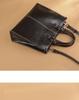 Spring 2025 Women's Leather Crossbody Shoulder Bag - Genuine Cowhide Casual Handbag for Ladies