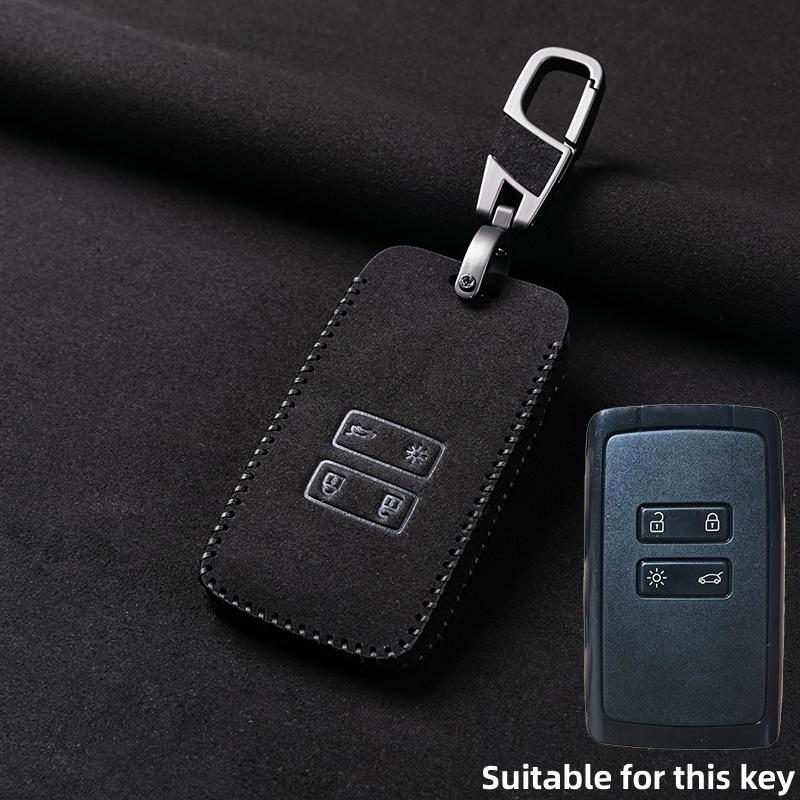 Кожаный чехол для ключа автомобиля для Renault Austral Kadjar Clio Megane Captur Arrana Kolaos Zoe Scenic Dacia Sandero Duster Logan Jogger