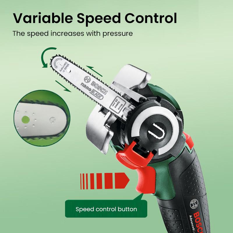 Bosch Cordless Mini Chain Saw Advanced Cut 18V Advanced Cut 18V Cordless Mini Chain Saw Without Battery