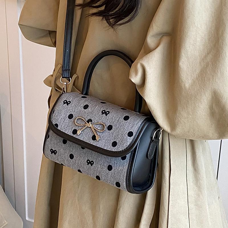 Сумка Niche Bow Bag женская сумка-мессенджер премиум-класса в горошек портативная маленькая квадратная сумка