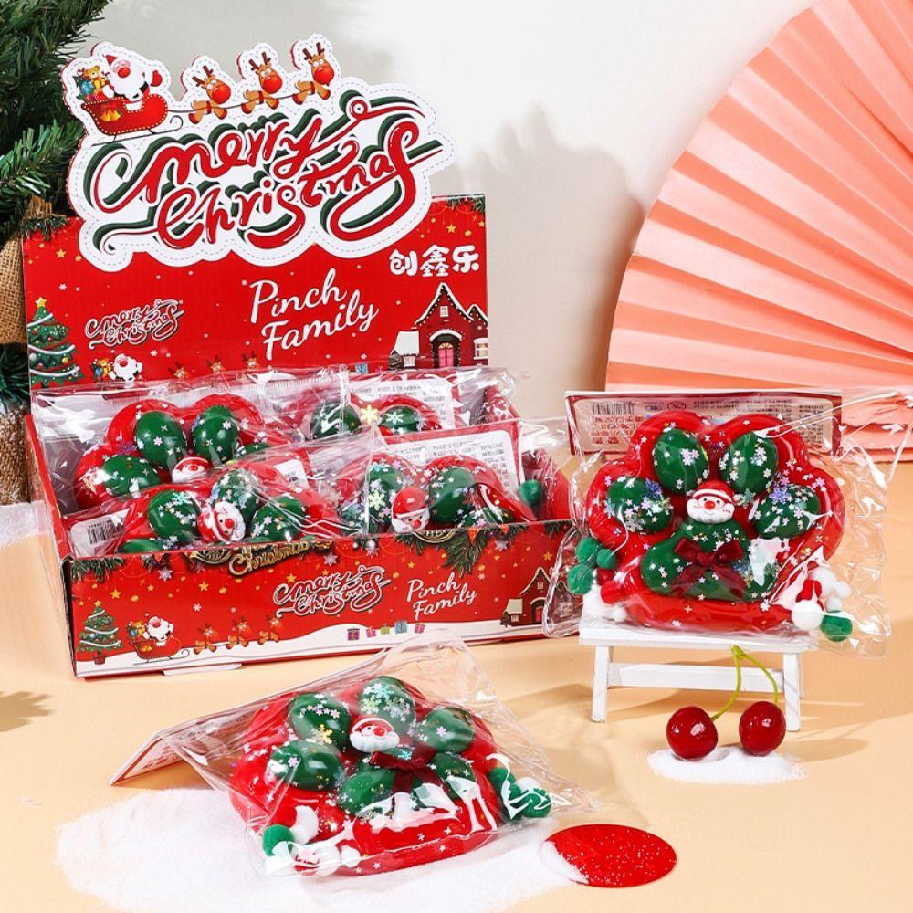 Super Large Christmas Cat Paw Squeeze Toys Kneading Cat Paw Pinch Toy Cartoon Fidget Toy  Children