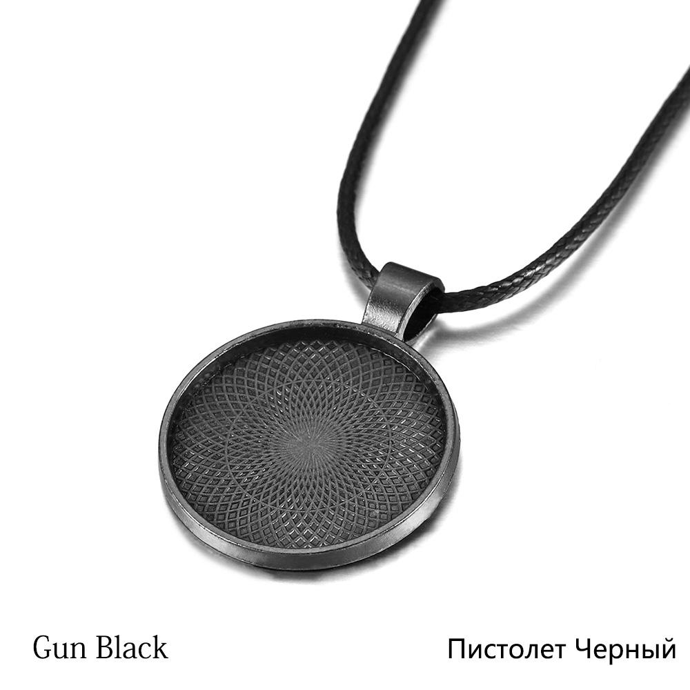 5 шт./лот, 25 мм, основа для кабошона, безели, пустая и восковая нить для ожерелья, основа для кабошона, принадлежности для самостоятельного изготовления ювелирных изделий