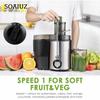 Electric Juicer 400W Stainless Steel Centrifugal Fresh Juice Machine Easy To Clean and Anti-Drip 3 Speeds Fruit Vegetable Juicer