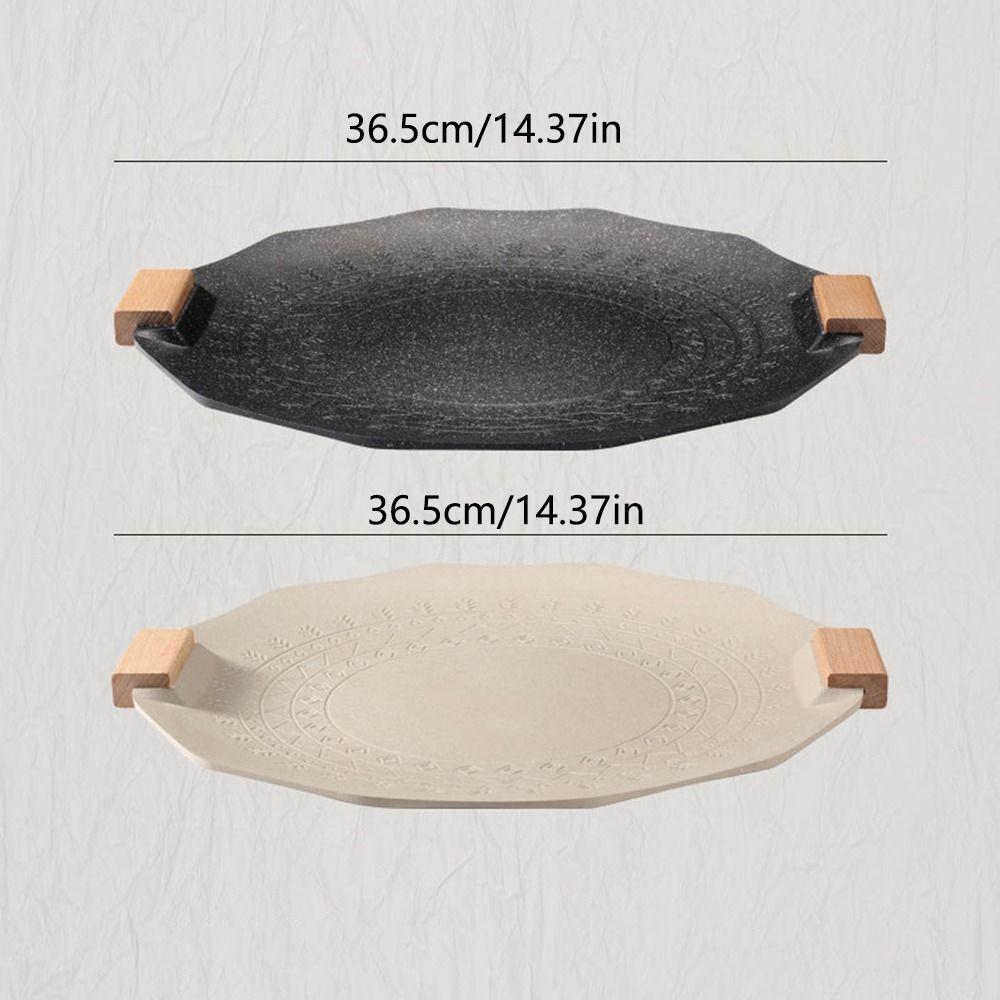 Uniform Heating Barbecue Plate Portable Camping Griddle Tray Lightweight Camping Skillets  Camping