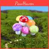 Multi-colored Foam Mushrooms Miniatures For Stunning Diy Landscape Decoration