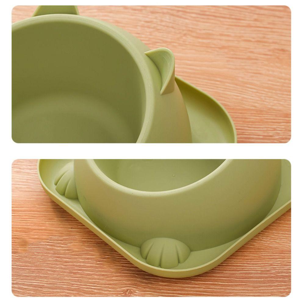 Stainless Steel Cat Bowl Anti Tipping Anti-Spill Cat Feeder with Non-Slip Pad Multi-use Pet Feeding Basin Puppy Kitten