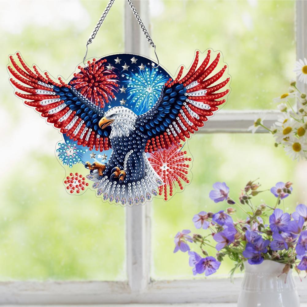 Акриловые туфли с животными Цветок 5D DIY Алмазная вышивка Точки Подвеска Стразы Алмазное искусство Подвески для окна для декора сада