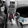 Умный инверторный преобразователь 300 Вт: 12 В на 110 В/220 В, двойной USB (4.2A) Быстрая зарядка, Цветной дисплей