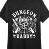 Мужская футболка с графическим принтом Dungeon Daddy, с коротким рукавом, хлопковая, повседневная, дышащая, с круглым вырезом