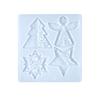 Christmas Silicone Mold Little Angel Christmas Tree Pendant Resin Molds Keychain Jewelry Making Earrings Mould Decor