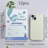 12pcCartoon Mermaid Shell Invitation Letter Girls Wedding Birthday Party Single Page Greeting Cards Baby Shower Party Decoration