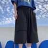 Летние крутые шорты-карго в стиле хип-хоп для мужчин, узкие свободные брюки High Street, прямые шорты для мужчин